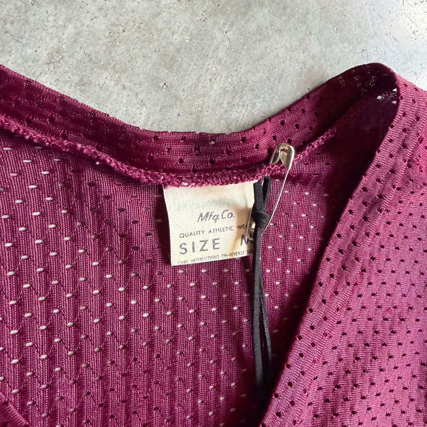 Vintage Maroon & Gold #15 Cropped Football Jersey