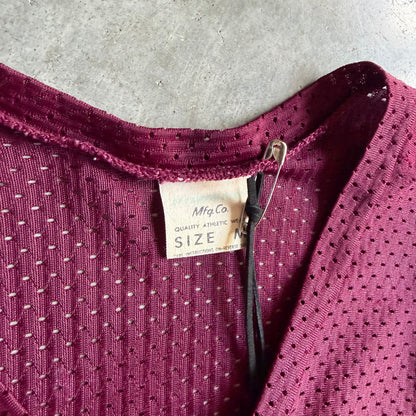 Vintage Maroon & Gold #15 Cropped Football Jersey