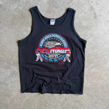 Sturgis 2011 Rally Racing Sleeveless Black Tee