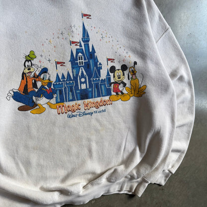 Vintage Walt Disney Magic Kingdom Mickey Characters Sweatshirt