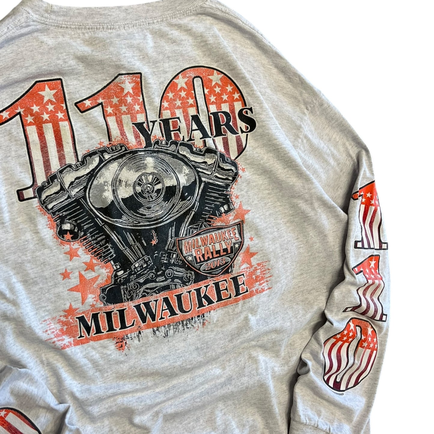 Y2K Milwaukee Rally 110 Years Longsleeve Print