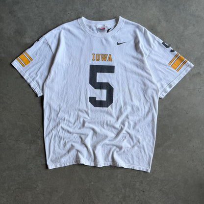 Y2K Nike Iowa Hawkeyes #5 Football Jersey Tee