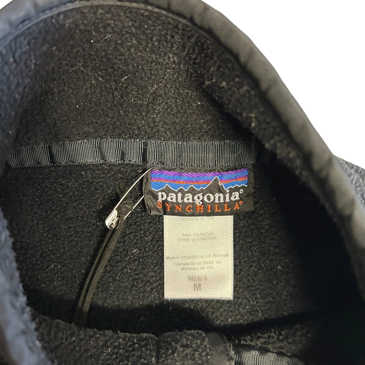 Patagonia Synchilla Black Snap T Black