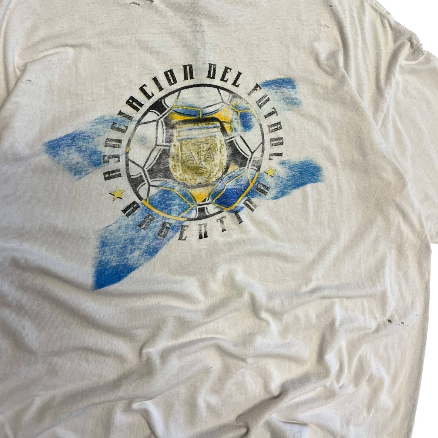 Y2K AFA Adidas Distressed Tee