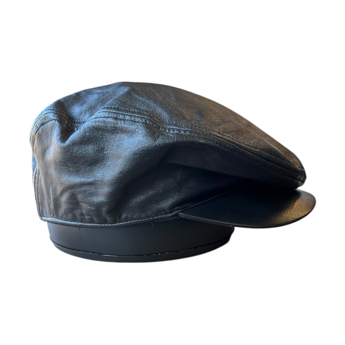 Harley Davidson Leather Captain Snap Bill Hat