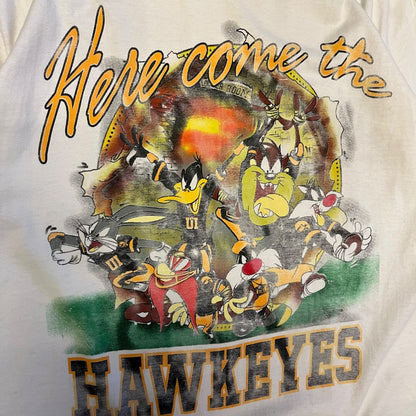 Vintage ‘Here Come The Hawkeyes’ Looney Tunes Tee