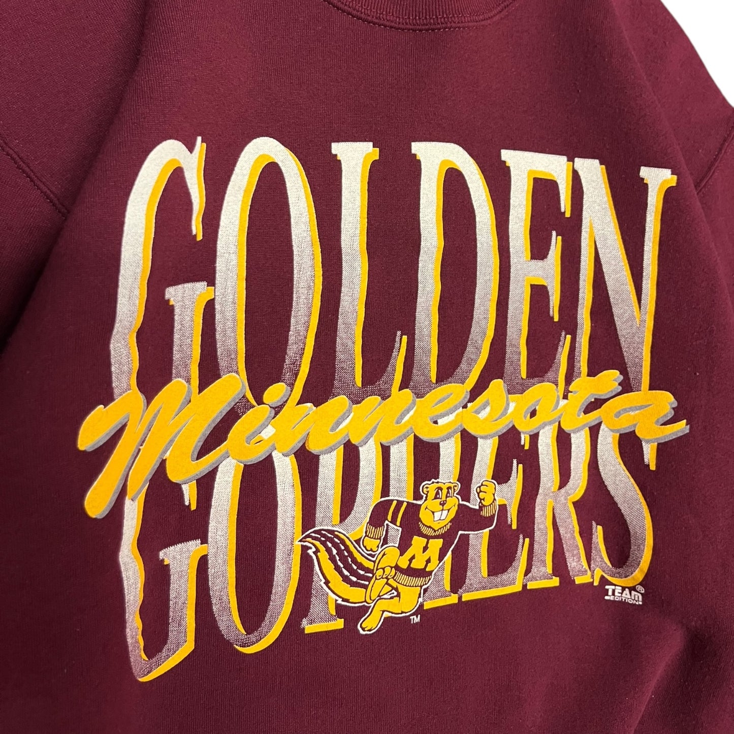 Vintage Minnesota Golden Gophers Graphic Sweatshirt