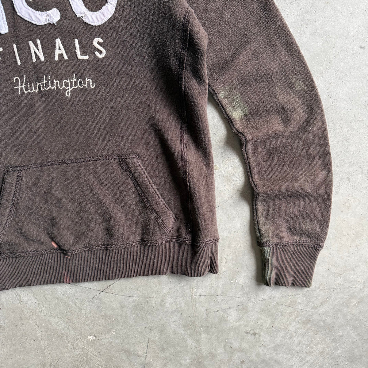 Women’s Y2K Hollister Mocha Brown Huntington Beach Hoodie