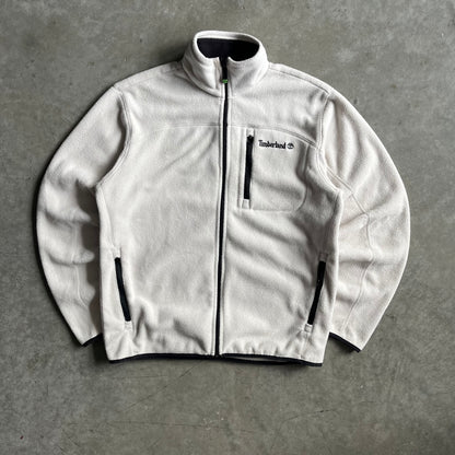 Timberland Cream Fleece Zip Up Jacket