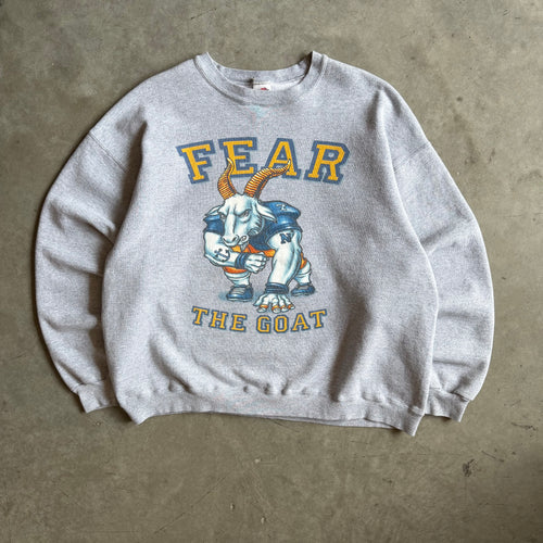Vintage U.S. Navy Academy “Fear The Goat”  Mascot Sweatshirt