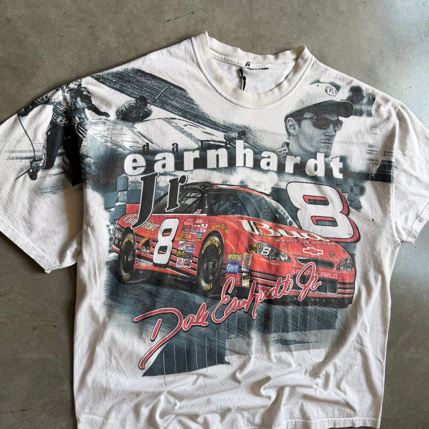 Vintage Dale Earnhardt Jr #8 Bud Car AOP Tee