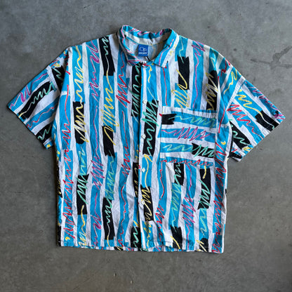 Vintage Ocean Pacific 80’s Pattern Hawaiian Shirt