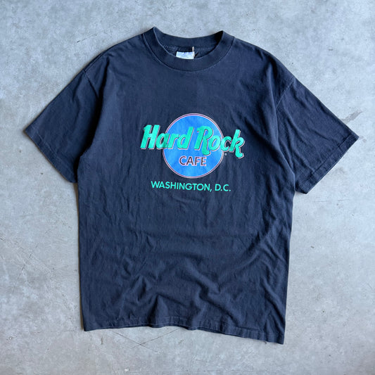 Y2K Hard Rock Cafe D.C. Location Black Tee