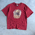 Y2K Harley Davidson Maroon Buffalo Bill Tee