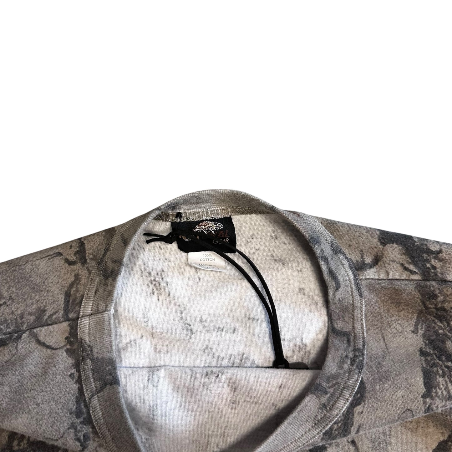Vintage Natural Gear Camo Longsleeve Pocket Tee