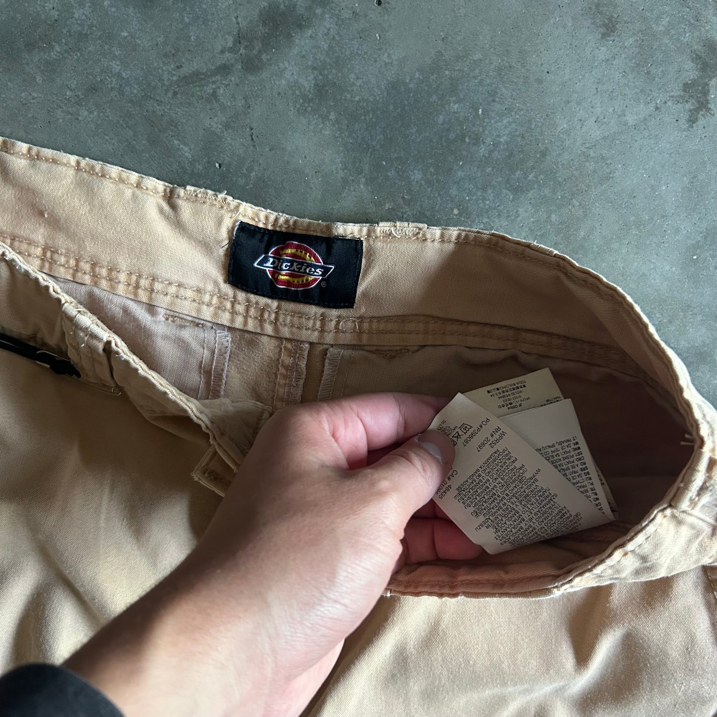 Y2K Dickies Peach Tan Cargo Pants