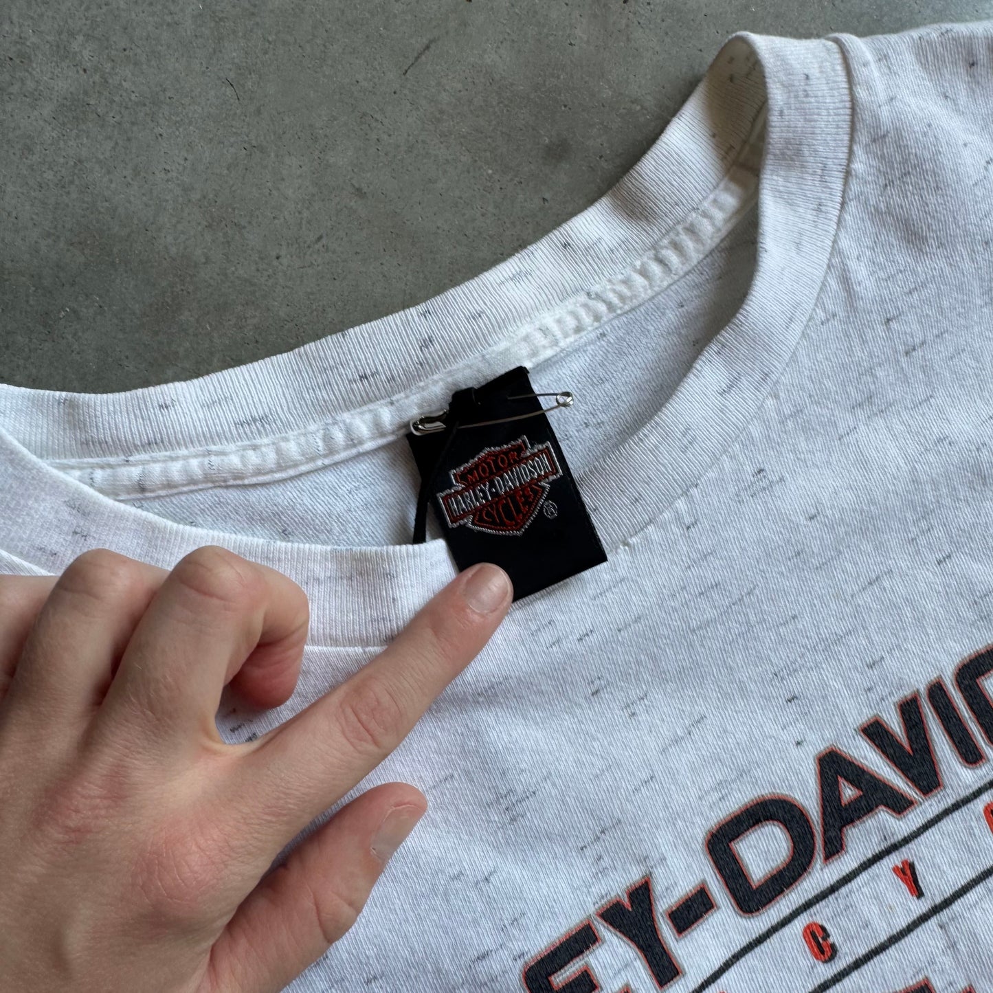 Y2K Sturgis Harley Davidson Pepper Gray Logo Tee