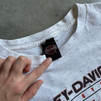 Y2K Sturgis Harley Davidson Pepper Gray Logo Tee