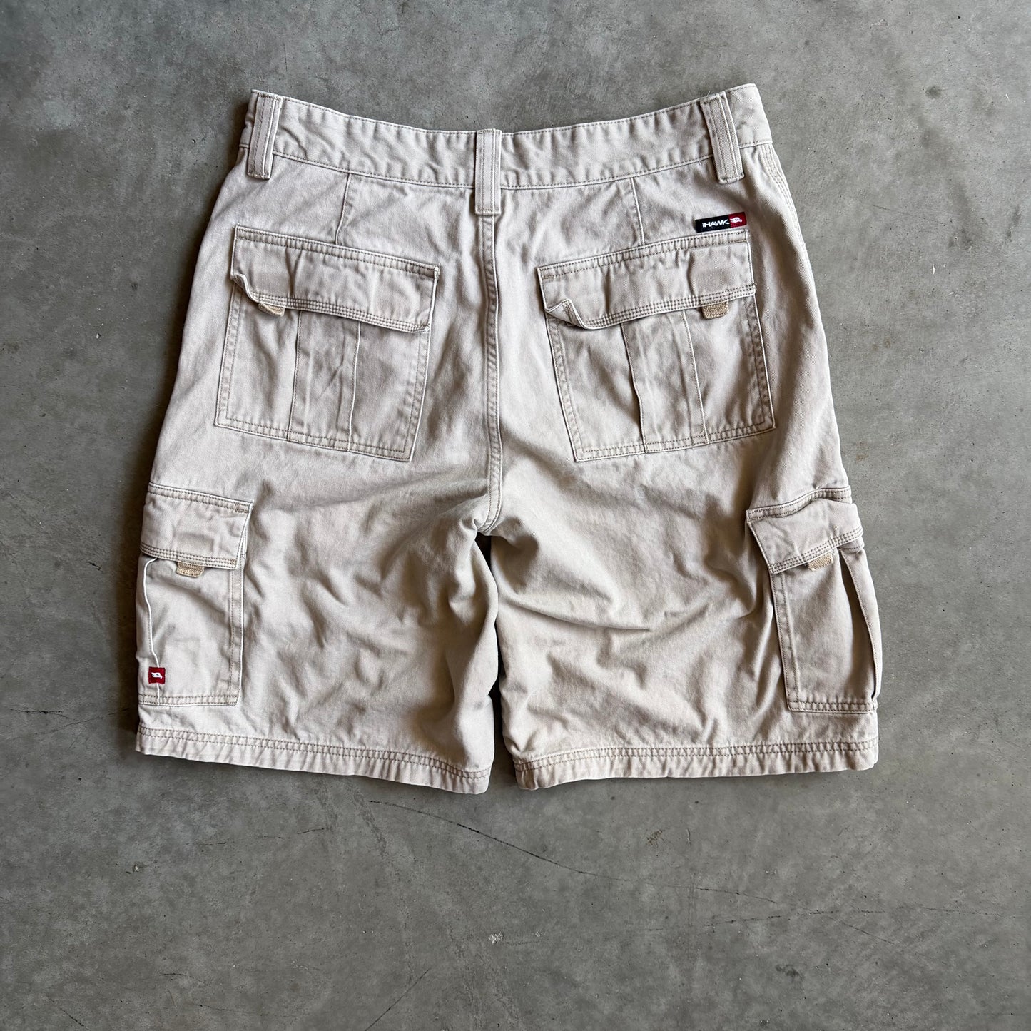 Y2K Tony Hawk Khaki Cargo Shorts