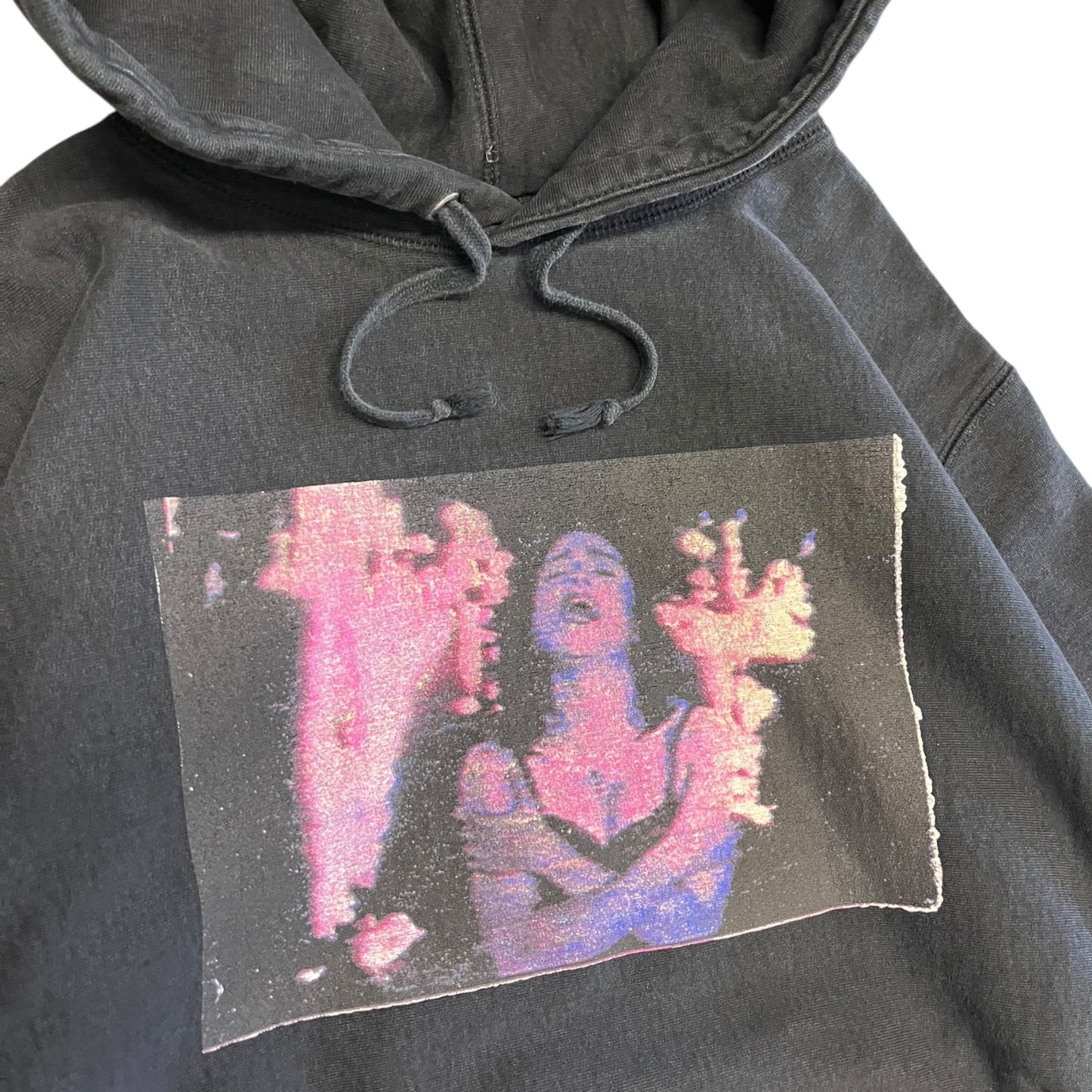 FW14 Supreme Burning Crosses Madonna Hoodie