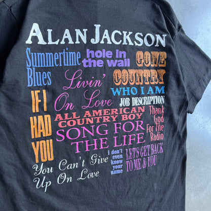 Vintage Big Graphic ‘95 Alan Jackson "Who I Am" Tour Tee