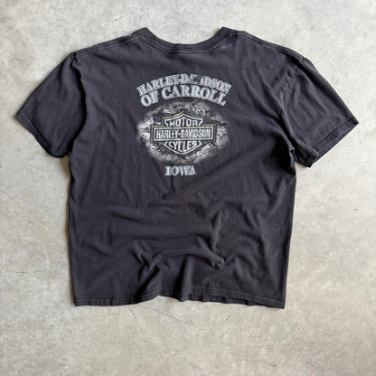 Y2K Harley Davidson Big Pink Logo Tee