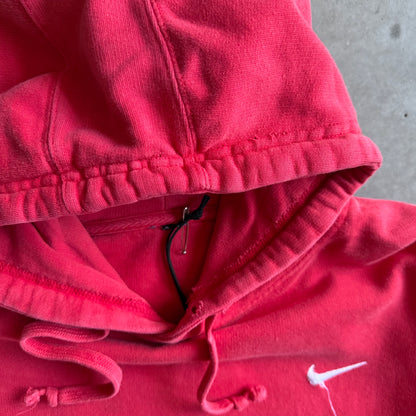 Y2K Nike Paint Splattered Red Hoodie