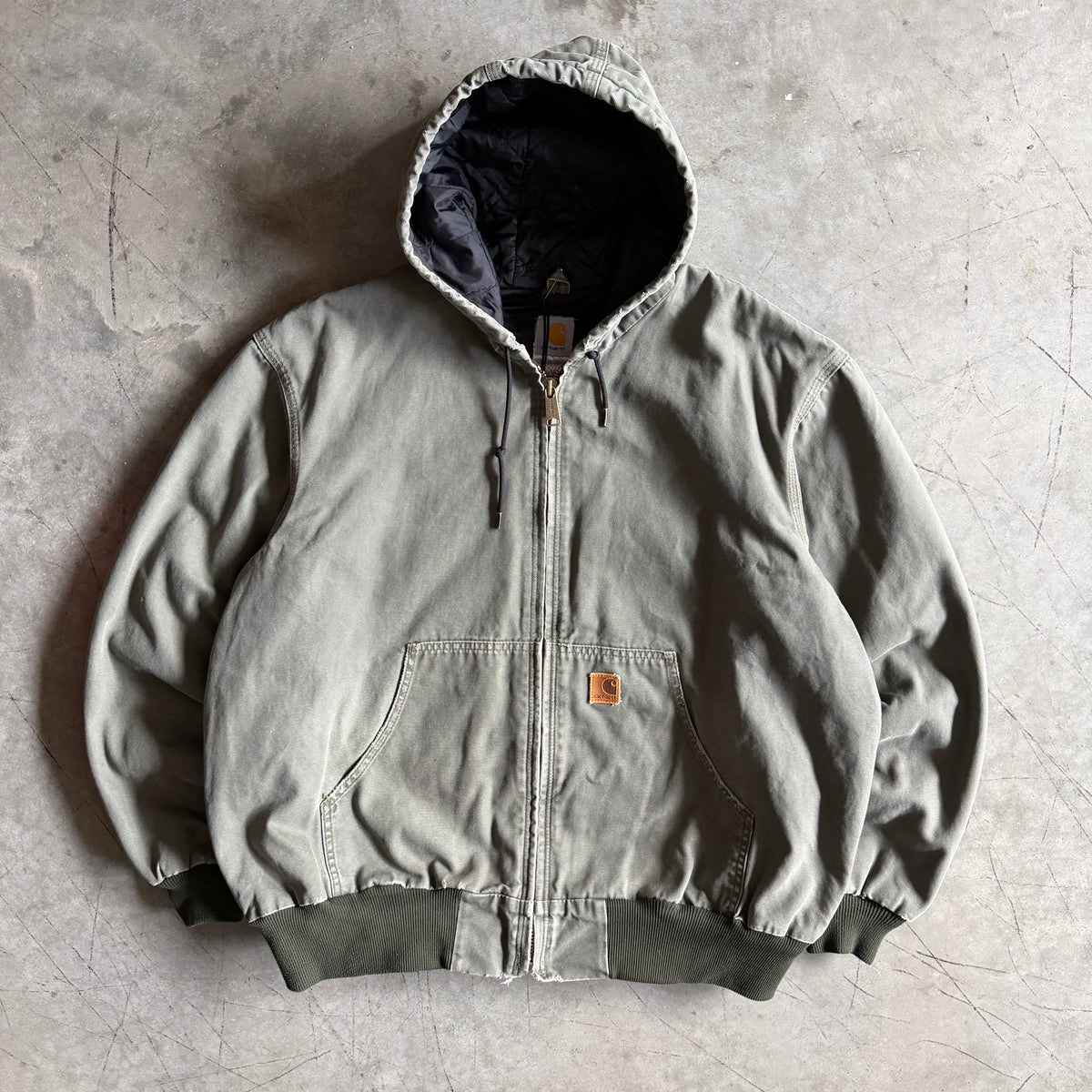 Carhartt ‘J280 MOS’ Moss Green Quilt Lined Active Jacket