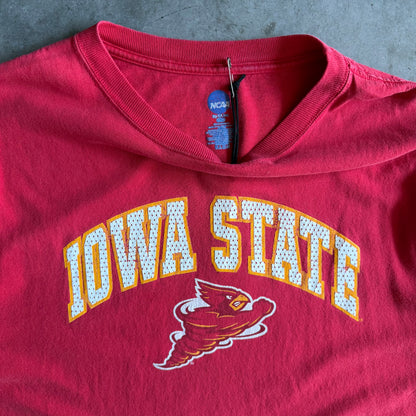 Y2K Iowa State Cyclones Spellout CyNado T Shirt