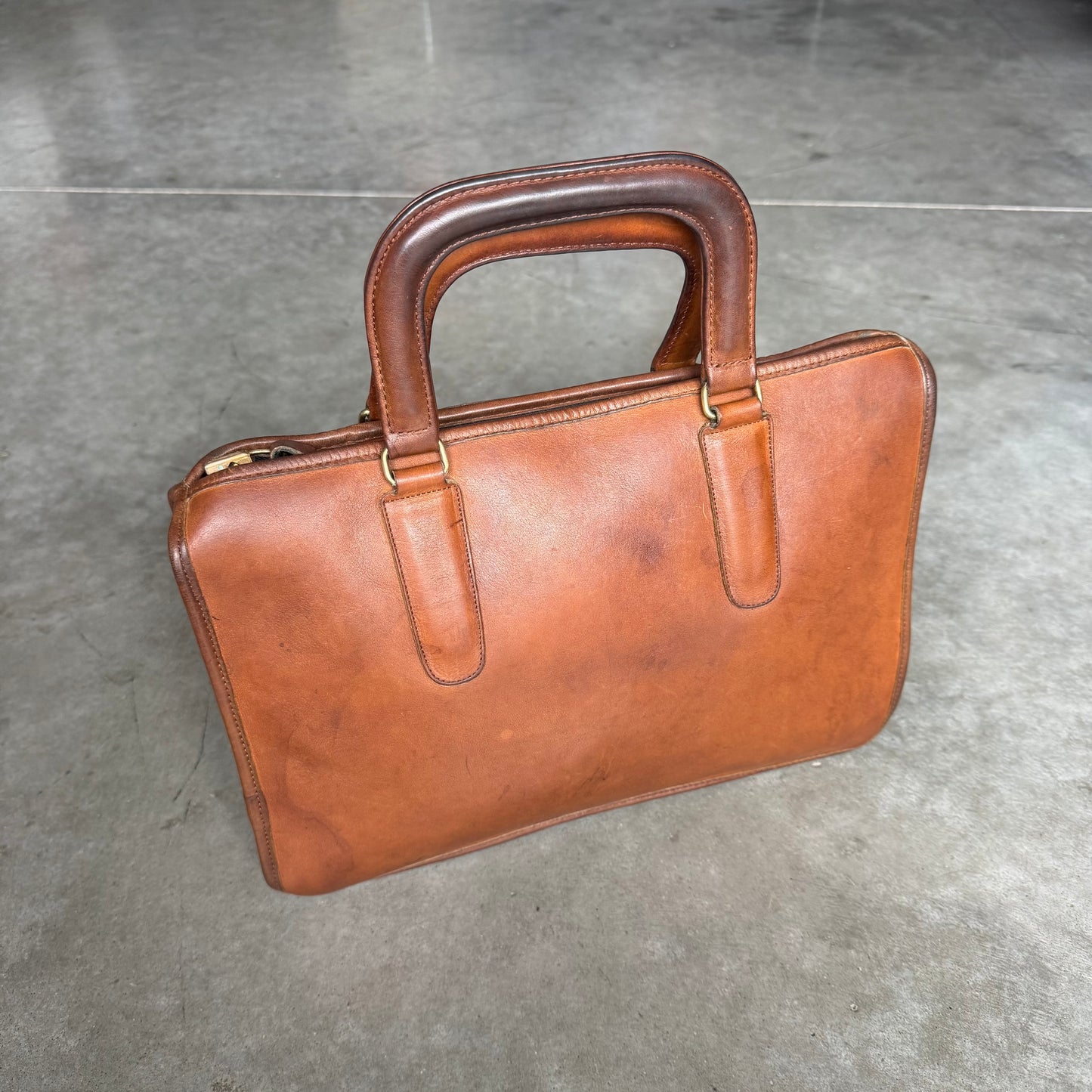 Vintage Coach Bonnie Cashin Slim Satchel British Tan