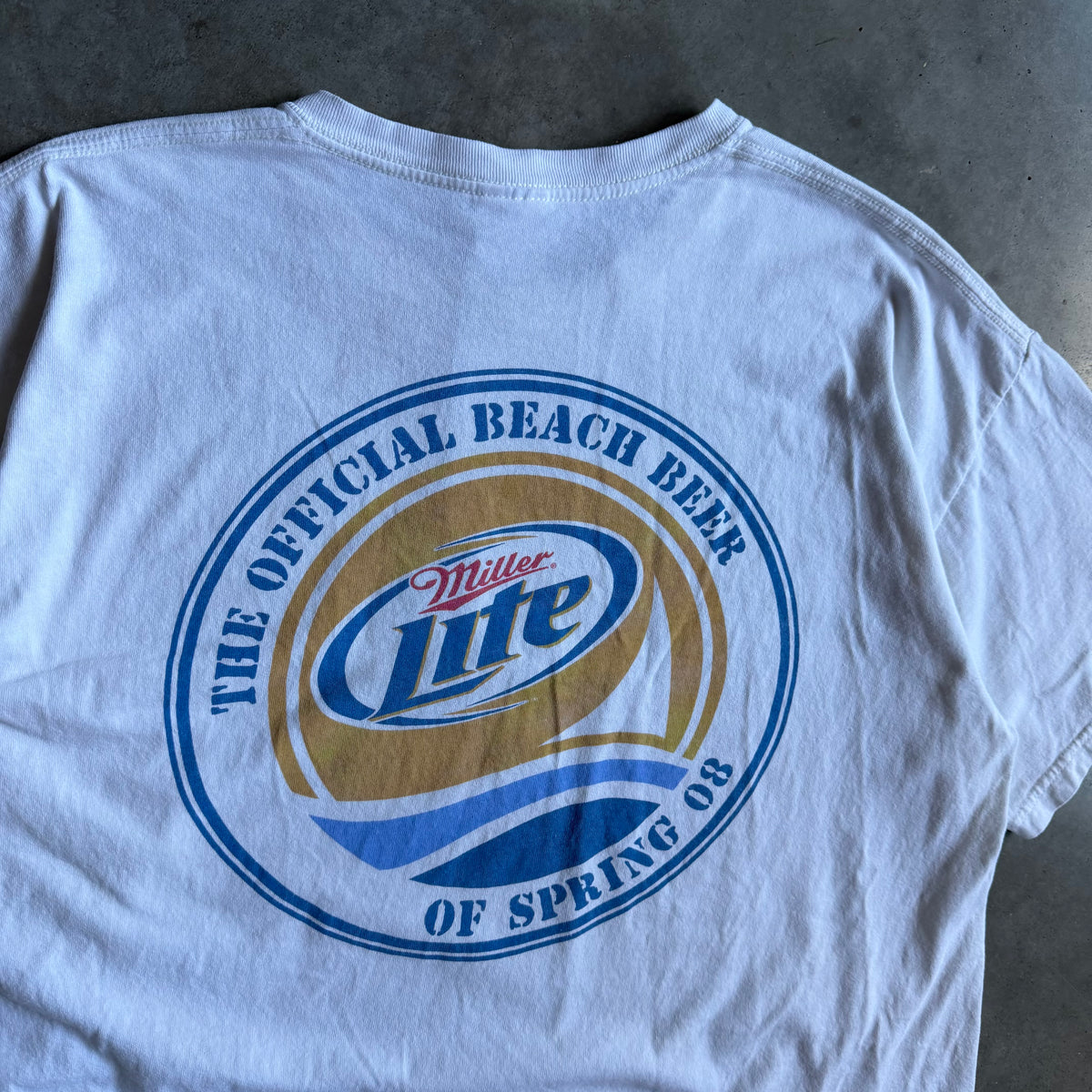 Y2K Miller Lite “Beach Beer” Seal Tee