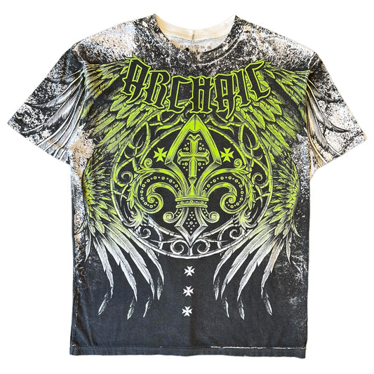 Archair By Affliction Green Shirt