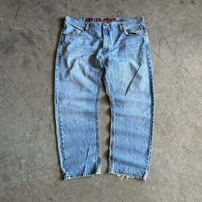 Y2K Harley Davidson Distressed Faded Jeans