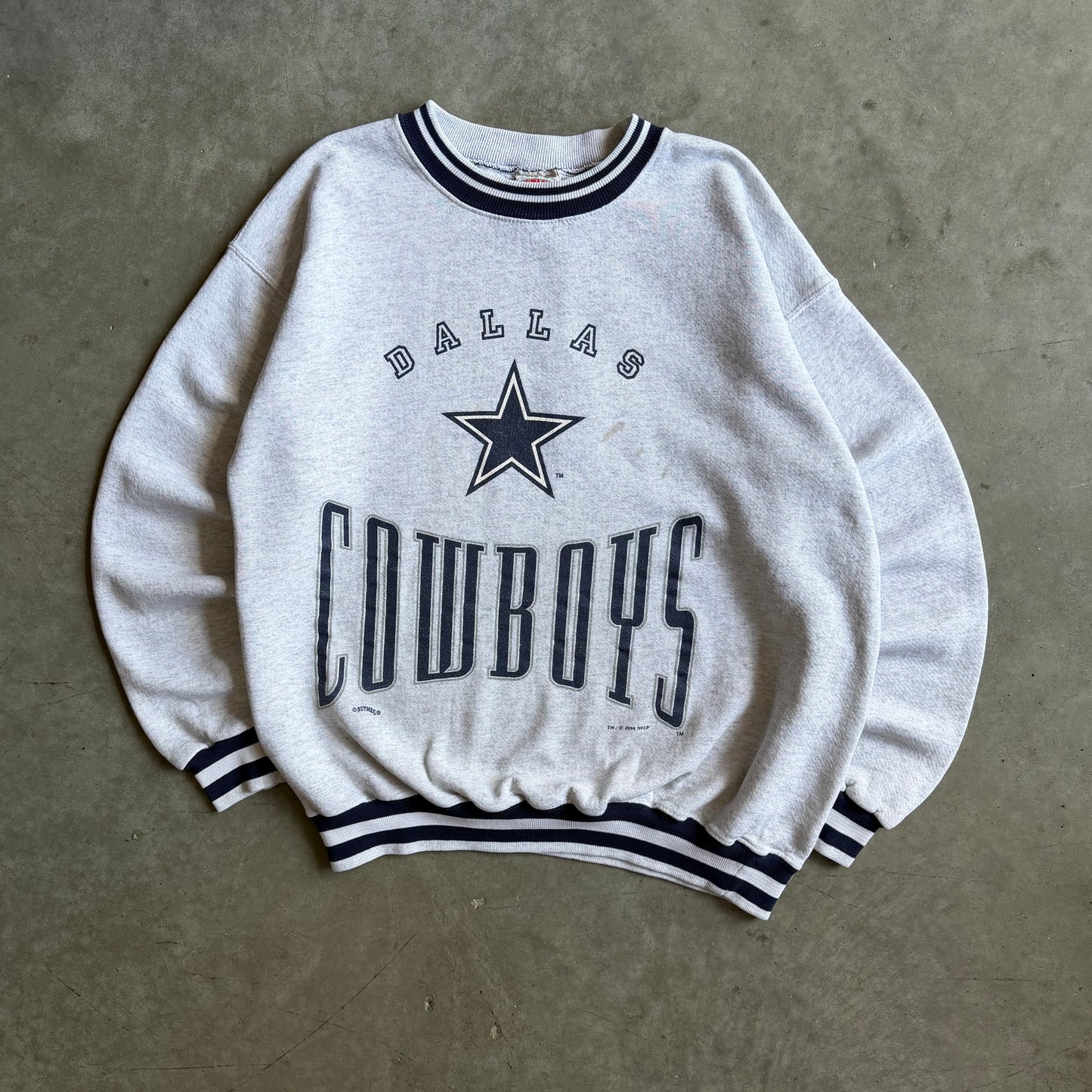 Vintage ‘94 Dallas Cowboys Big Spell-Out & Logo Sweatshirt