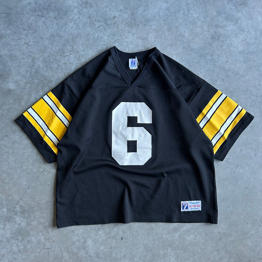 Vintage Logo 7 Black & Yellow Jersey