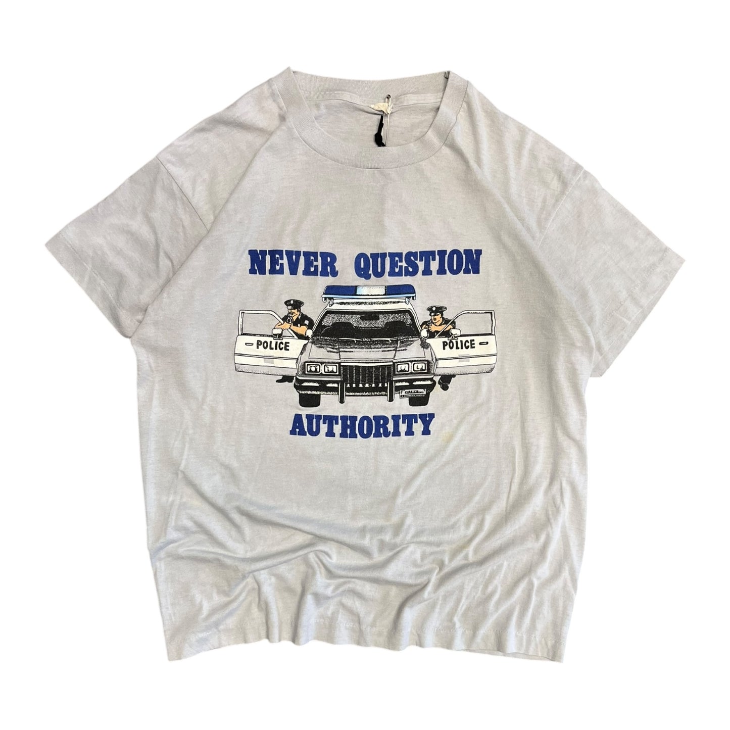 Vintage Never Question Authority Tee