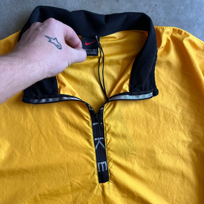 Vintage Nike Gold Quarter Zip Windbreaker