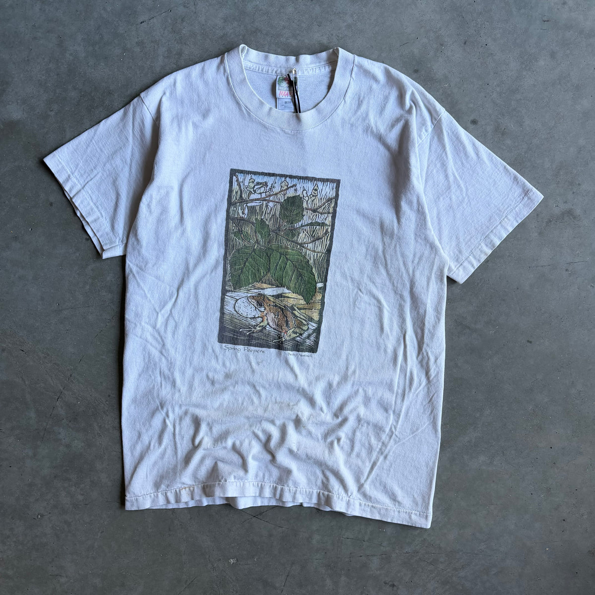 Vintage Spring Peepers Frog Art Tee