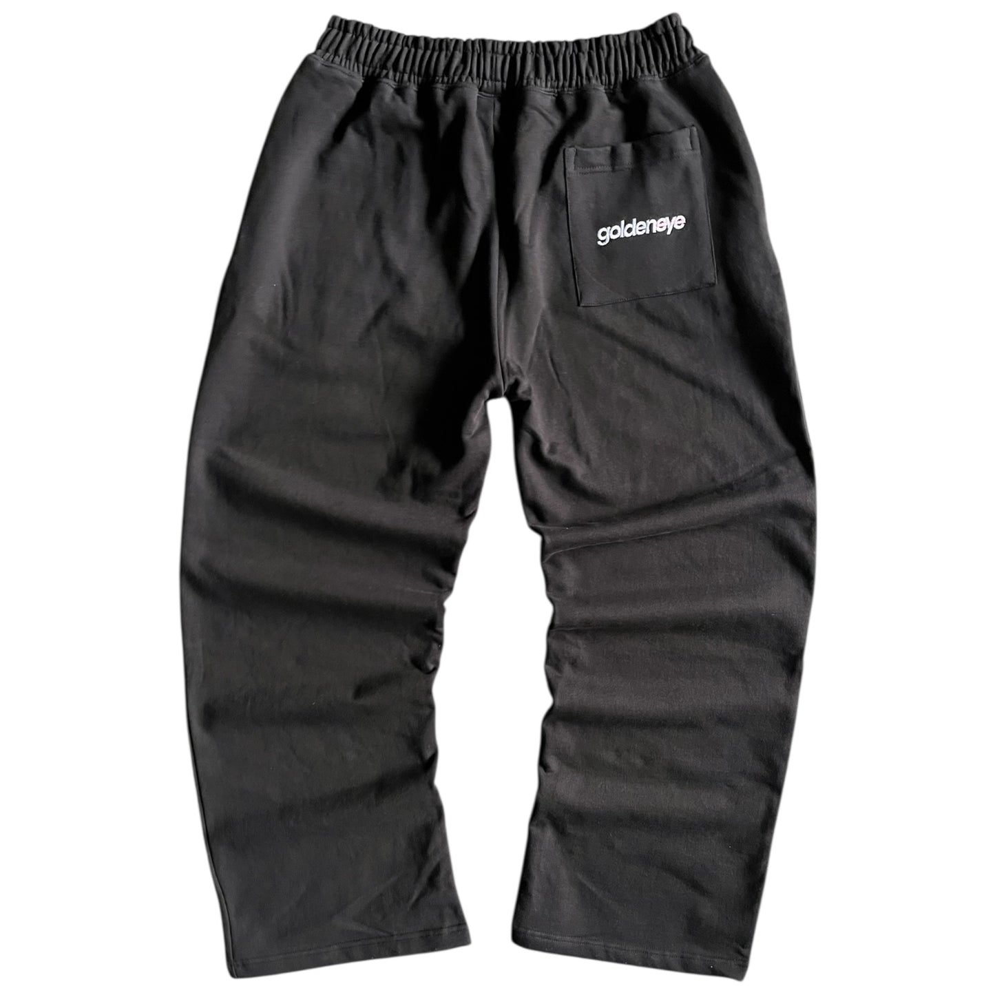 Goldeneye ‘GE Star’ Baggy Wide-Leg Sweatpants (Black)