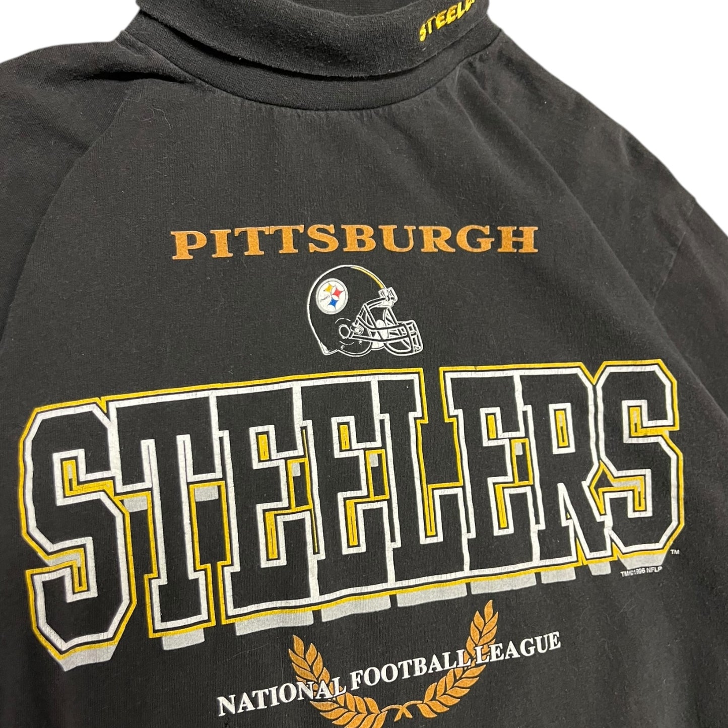 Vintage Pittsburgh Steelers Mock Neck Longsleeve