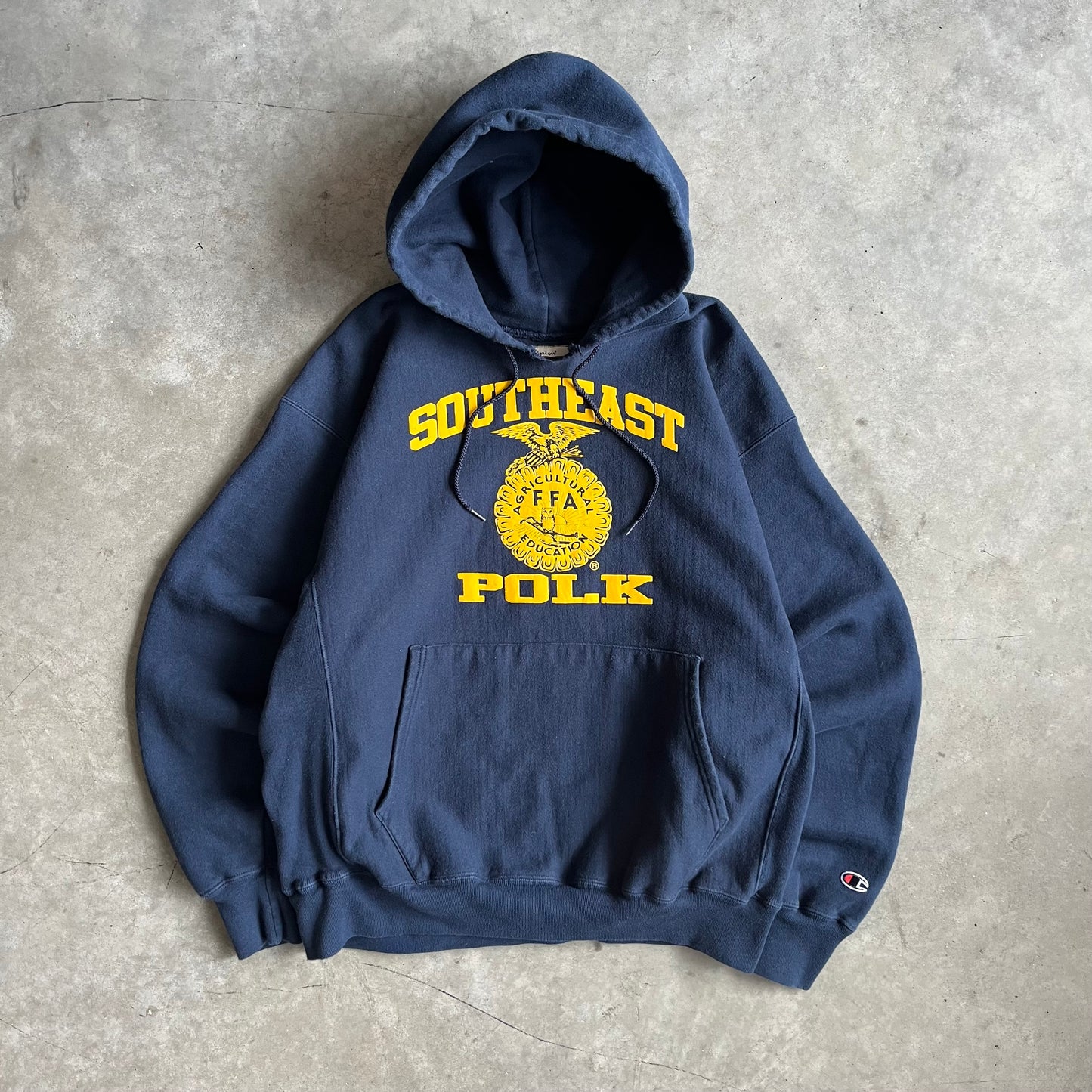 Y2K Southeast Polk FFA Navy Champion Hoodie