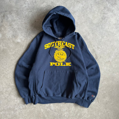 Y2K Southeast Polk FFA Navy Champion Hoodie
