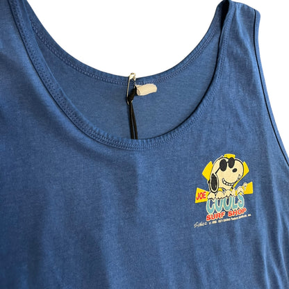 Vintage Joe Cool Snoopy Blue Tank Top