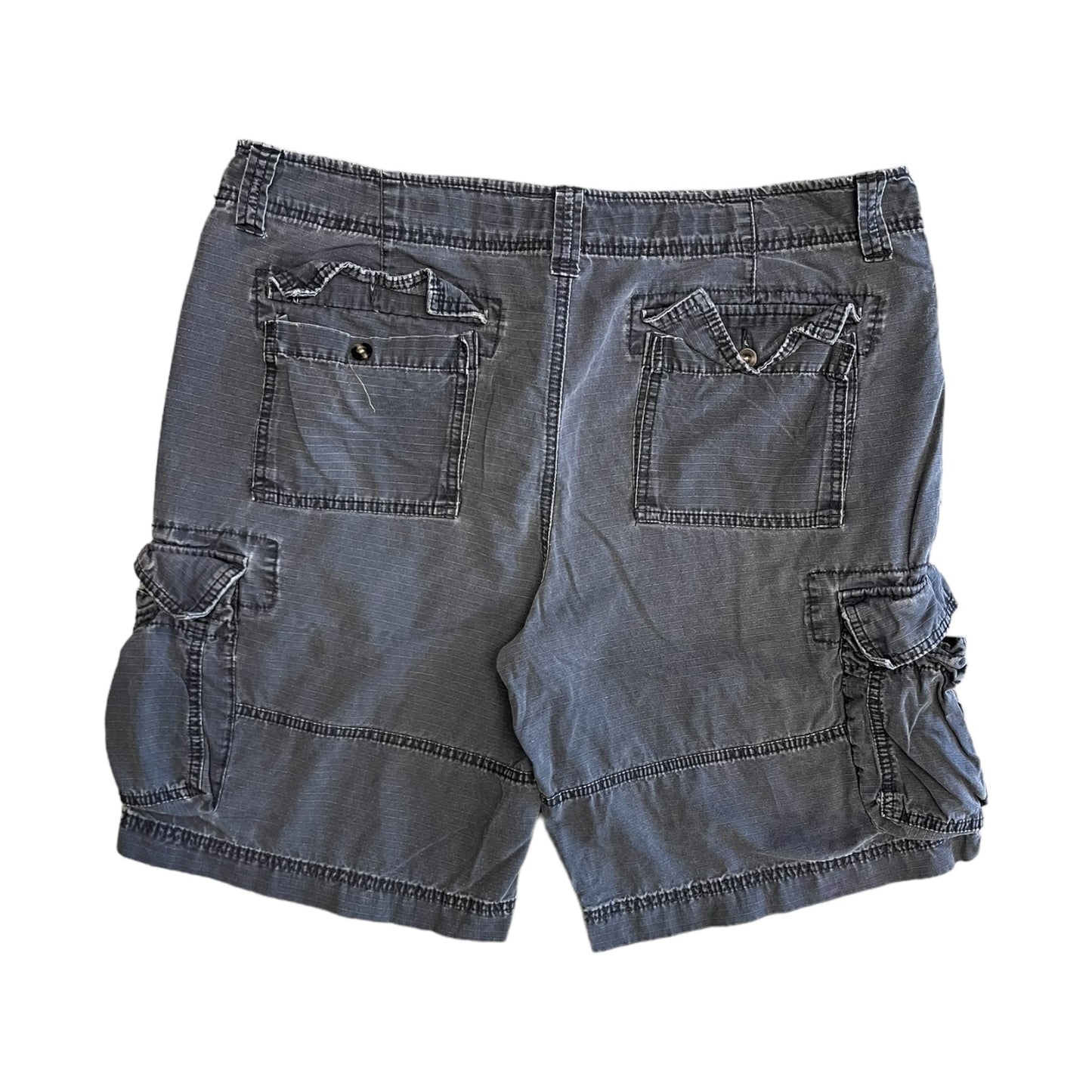 Y2K Mossimo Supply Co Navy Faded Cargo Shorts