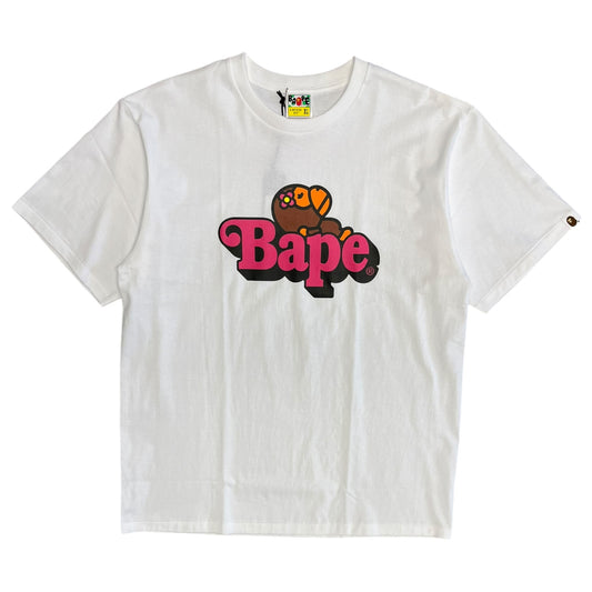 A Bathing Ape Baby Lisa Spell Out T Shirt