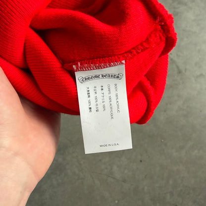 Chrome Hearts Spell Out Red Beanie