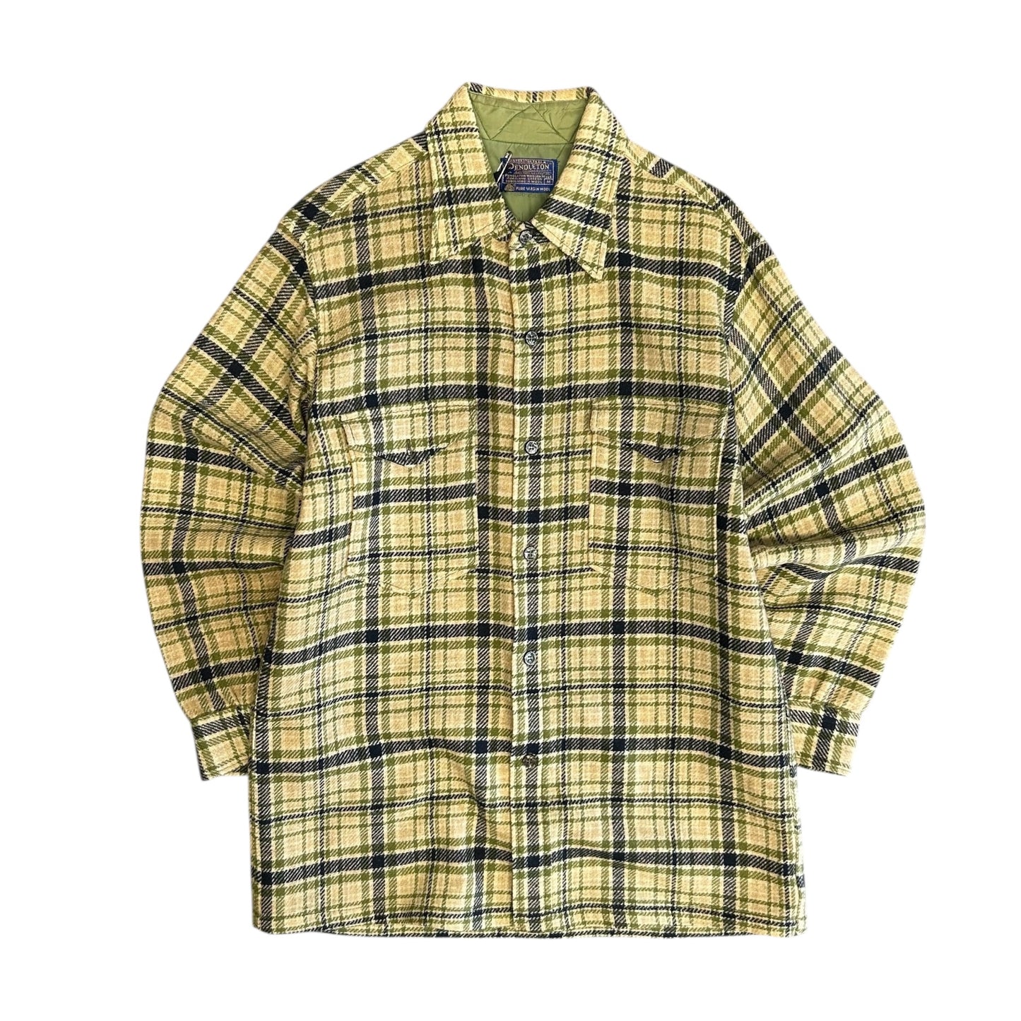 Vintage Pendleton Flannel Yellow