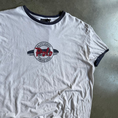 Vintage Polo Ralph Lauren Surfing Gear Ringer Tee