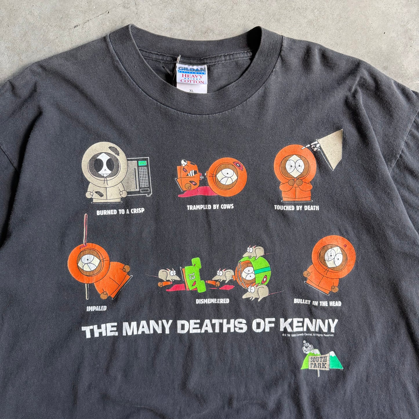 Vintage 90s South Park ‘Deaths Of Kenny’ T Shirt