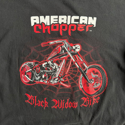 Vintage American Chopper Black Widow Bike Tee